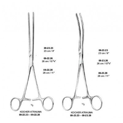 KOCHER-ATRAUMA Atraumatic Clamp Forceps